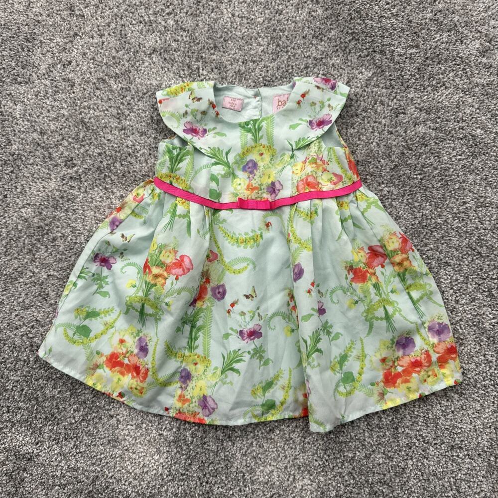 Baker By Ted Baker Dress Girls 3-SM Floral Pastel Fairycore Cottagecore Dainty